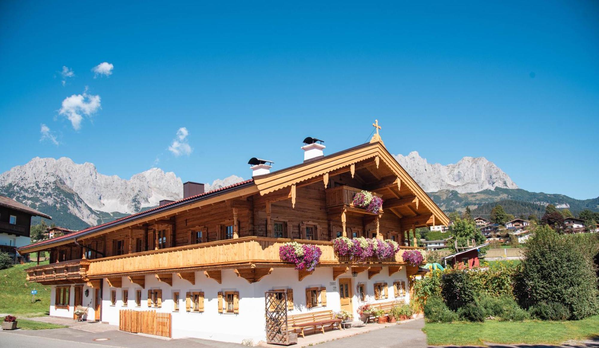 شقة Haus Strobler Going am Wilden Kaiser المظهر الخارجي الصورة