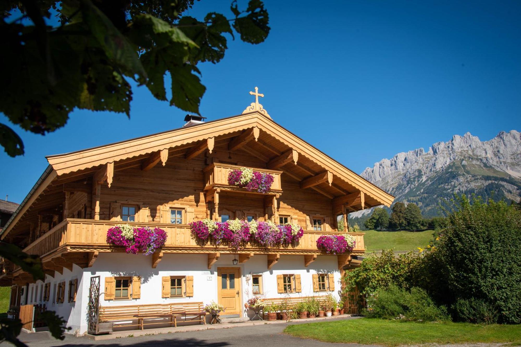 شقة Haus Strobler Going am Wilden Kaiser المظهر الخارجي الصورة