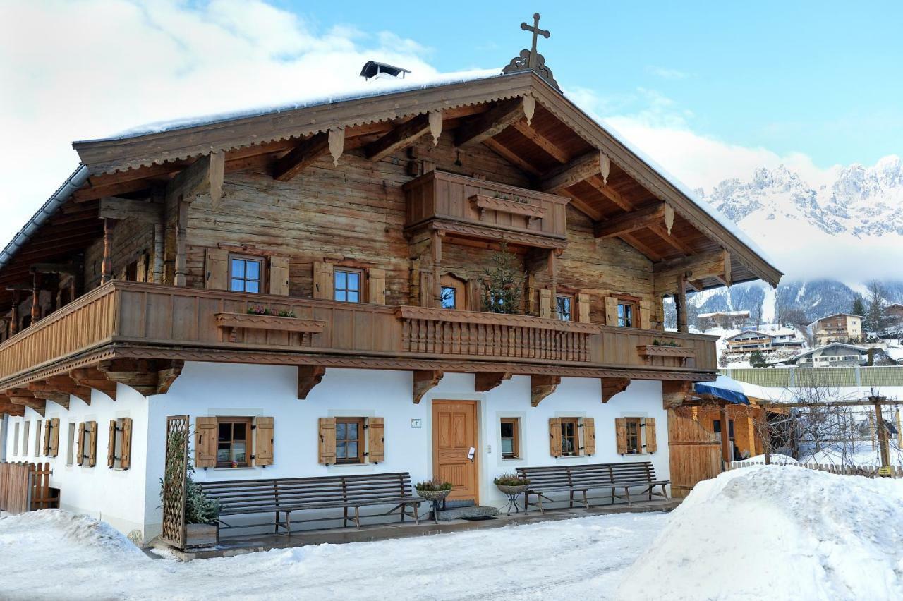 شقة Haus Strobler Going am Wilden Kaiser المظهر الخارجي الصورة